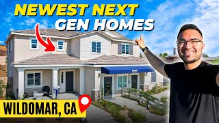 We Found the NEWEST Next Gen Homes For Sale in Southern California  Wildomar CA  Near San Diego [upl. by Nyraf706]