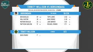 Eastern CA  MacGibbon Shield  Macgibbon Semi Final 1  Trinity Willison v Boroondara  Day 1 [upl. by Fidel134]