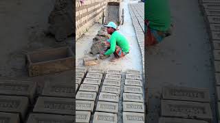 Local brick manufacturing process shorts [upl. by Marline286]