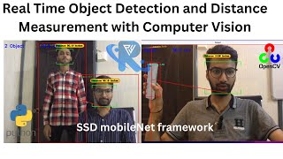 Object Detection and Distance Measurement with computer vision tutorial [upl. by Naryb343]