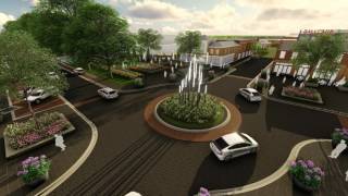 Kannapolis Streetscape  West Avenue Animation [upl. by Estes]