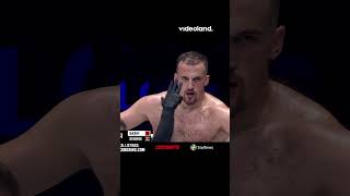 Asdren Gashi and Colin George exchanging HEAVY shots at GLORY96 [upl. by Honeyman]