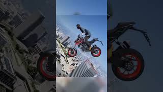 duke 1290 sdでビル落下 gta5 shorts ktm mod ビル落下 [upl. by Haerdna]