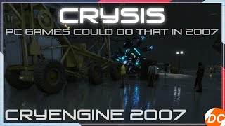 Crysis CryEngine RTX  Games programmed on PC first in 2007 PC games could do that 2007 GeForce RTX [upl. by Assetniuq30]