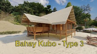 Bahay Kubo  House Design  Type 3 [upl. by Gladi366]