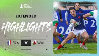 Classic French BRILLIANCE  France v Wales  World Rugby U20 Championship 2024 Extended Highlights [upl. by Beverley]