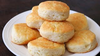 Easy 3 Ingredient Self Rising Flour Biscuits Soft Fluffy Delicious [upl. by Sheldon12]