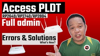 How to access PLDT Home Fibr Full admin  RP2649RP2811RP2740RP2804  Tagalog [upl. by Sperry]