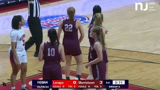 2024 NJ Girls Basketball GROUP IV STATE FINAL Lenape vs Morristown 3924 [upl. by Mirabel26]