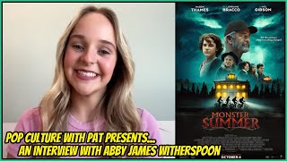 Abby James Witherspoon On Playing Sammy in MONSTER SUMMER working with Mason Thames David Henrie [upl. by Toulon]