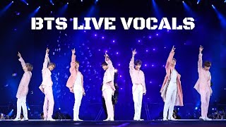 BTS LIVE VOCALS COMPILATION [upl. by Retrop]