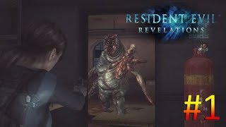 Resident Evil Revelations  Communications Officer Scagdead Boss Fight [upl. by Ynaffet693]