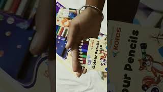 Unboxing Kores Art kit biy diyacraft unboxingshorts [upl. by Grissom400]