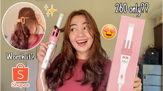 HOW I CURL MY HAIR using AUTOMATIC HAIR CURLER  vivid and vogue  │Kathrine Ramirez [upl. by Homovec]