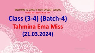 Kids Spoken English Class 34 batch4 21032024 [upl. by Smail]