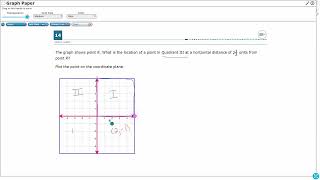 6th Grade STAAR Practice Graphing on the Coordinate Plane 611A  9 [upl. by Hitoshi]