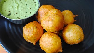 Mysore Bonda  Tea time snack Mysore Bonda  Stret style Mysore Bonda Recipe with Spicy Chutney [upl. by Jefferey156]