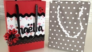 DIY   Comment fabriquer un sac cadeau [upl. by Erland]