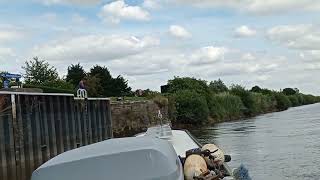 Tidal River Trent Part 2 Torksey Lock to West Stockwith Lock [upl. by Corabel219]