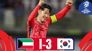 Three goals to stay on 1  Kuwait  Korea Republic  Highlights AsianQualifiers  Road To 26 [upl. by Audwin]