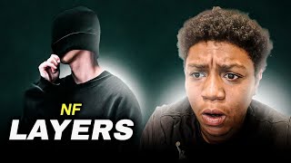 NF  LAYERS Lyrics REACTION [upl. by Albina]