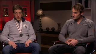 Calle Halfvarsson amp Petter Northug in SVT VM studio Falun 2015 [upl. by Marie-Jeanne]