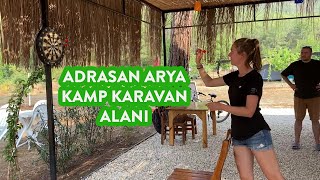 Adrasan Arya Camping  Kamp Karavan Tesisleri  Deneme Tahtası [upl. by Milone]