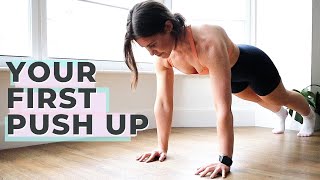 How To Get Your First Push Up  Beginner Calisthenics and Motivation  Lucy Lismore Fitness [upl. by Attolrahc]