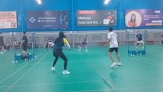 badminton Sparring Match wBFWC 2024 11 08 Oscar Nia vs BWFC [upl. by Woodford]