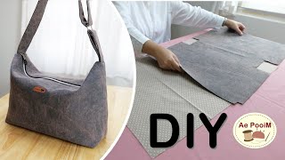 The simple way how to make a Crossbody Bag [upl. by Znieh]