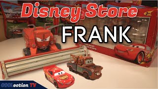 TRACTOR TIPPING Disney Cars Toys Miss FRITTER Chased FRANK Lightning McQueen Mater Cars TOY Movie [upl. by Ruthi]