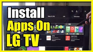 How to Install Apps to your LG TV Easy Tutorial [upl. by Electra278]