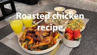 Homemade roast chicken  Simple roast chicken recipe [upl. by Assirem]