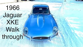 Time to sell our much loved 1966 Jaguar xke series 1 22 walk though video [upl. by Eteragram]