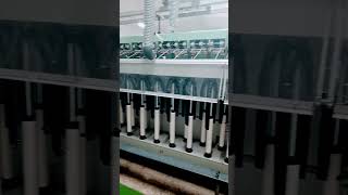 Roving frame or speed frame spinningmills spinningmachinery machine [upl. by Nemraciram]