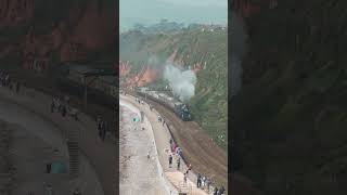 7029 quotClun Castlequot at Dawlish 1z48 Dawlish trainspoting steamtrain steamengine train shorts [upl. by Aneerb]