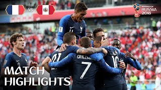 France v Peru  2018 FIFA World Cup  Match Highlights [upl. by Akirdnahs]