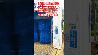 Fully automatic reciprocating intelligent car washing robot carwashing buswash [upl. by Stanfield]