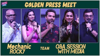 Mechanic Rocky Movie Team QampA Session With Media  Golden Press Meet  Vishwaksen  YOYO CineTalkies [upl. by Woodsum585]