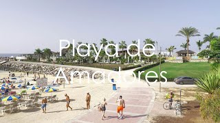 Playa de Amadores Gran Canaria  4K UHD  Virtual Trip [upl. by Atiekal]