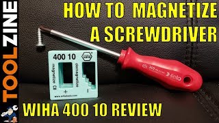 How To Magnetize a Screwdriver  Wiha Magnetizer  Demagnetizer Review [upl. by Dnivra]