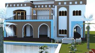 PLAN VILLA MAURESQUE [upl. by Ediva273]