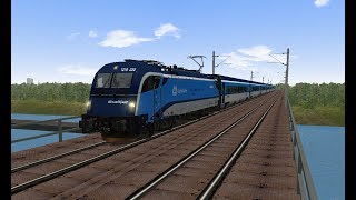 Microsoft Train Simulator  trať 321  railjet 73 Praha  Vídeň Ep 8 [upl. by Budworth11]