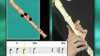 Ex014 How to Play Recorder  Recorder Lessons for Beginners [upl. by Esinal]