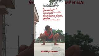 The Garland Pose or Malasana  Yoga O Jivan 🧘‍♂️ shorts yoga stretching shortvideo trending [upl. by Gamal]