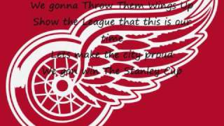 Throw Your Wings Up Detroit Red Wings Theme Song w Lyrics [upl. by Esta302]