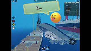 Ship sinking Roblox [upl. by Eskil]