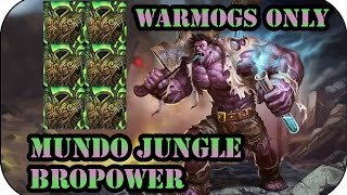 WARMOGS ONLY mit MrMaikap  Dr Mundo Jungle Gameplay 86 [upl. by Silrak]