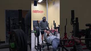 Bench Work 315 For Reps motivation chestworkut bodybuilding workoutmotivation power [upl. by Assirak]