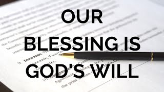 Our Blessing is Gods Will  Daily Devotion  HEAVENLY FEAST [upl. by Enohpets]